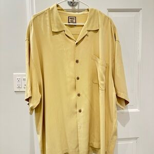 Tommy Bahama Casual Yellow Button-Up Shirt